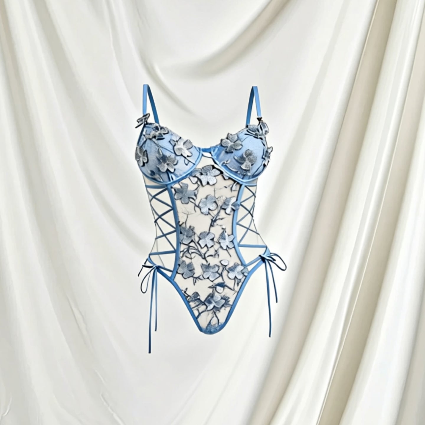VÉLINE Bleu Bodysuit